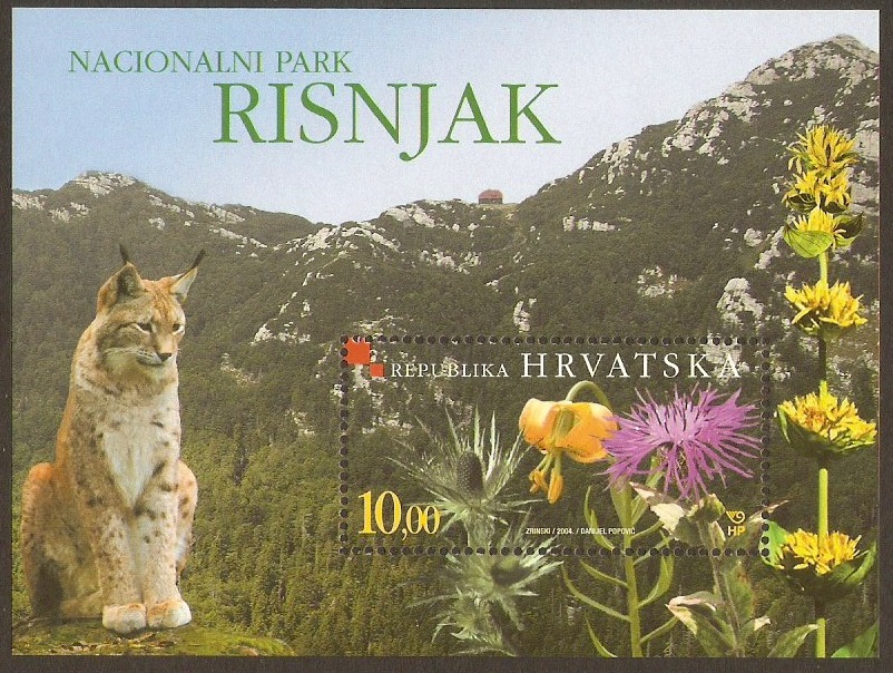 Croatia 2004 Risnjak National Park Sheet. SGMS762.
