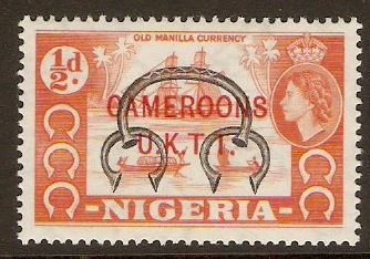 Cameroons Trust Territory 1960 d Black and orange. SGT1.