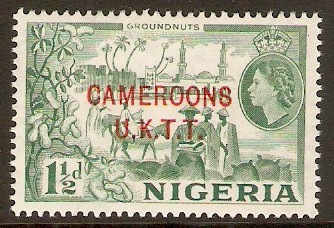 Cameroons Trust Territory 1960 1d Blue-green. SGT3.