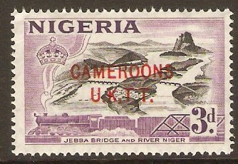 Cameroons Trust Territory 1960 3d Black and deep violet. SGT5.
