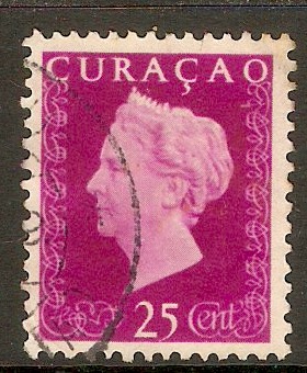 Curacao 1948 25c Bright purple. SG291.