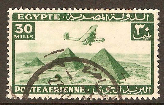 Egypt 1941 30m Green - Air series. SG288.