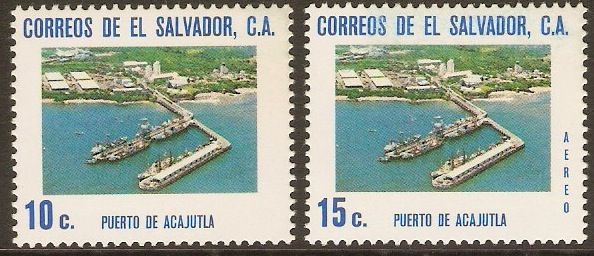 El Salvador 1975 Port Opening Set. SG1457-SG1458.