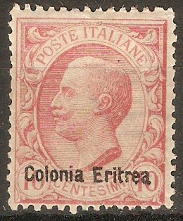 Eritrea 1908 10c Rose. SG32.
