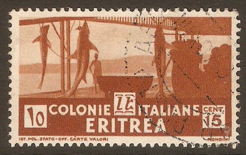Eritrea 1933 15c Orange-brown. SG202.
