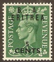 Eritrea 1950 5c on d Pale green. SGE13.