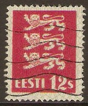 Estonia 1928 12s Red. SG79.
