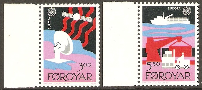 Faroe Islands 1988 Europa Set. SG161-SG162.