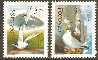 Faroe Islands 1991 Birds Set. SG212-SG213.