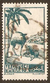 French Morocco 1939 15f Grey-green. SG249.