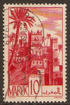 French Morocco 1947 10f Rose-carmine. SG332a.