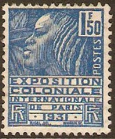 France 1930 1f.50c Blue. SG491.