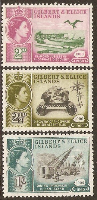 Gilbert and Ellice 1963 Phosphate Discovery Anniversary Set. SG7