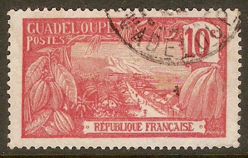 Guadeloupe 1905 10c Carmine. SG65.