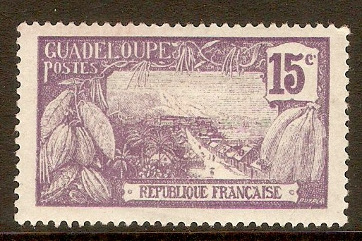 Guadeloupe 1905 15c Bright lilac. SG66.