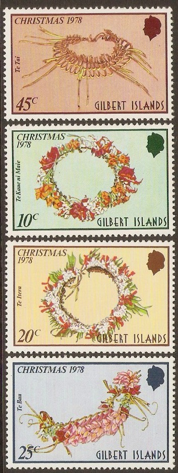 Gilbert Islands 1978 Christmas Stamps Set. SG75-SG78.