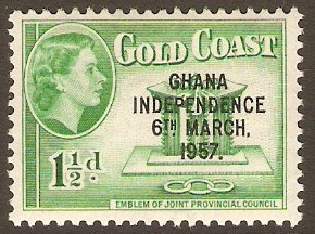 Ghana 1957 1d Independence Series. SG172.