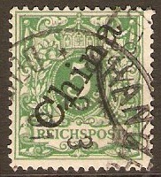 German P.O.s in China 1898 5pf Green. SG8.