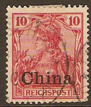German P.O.s in China 1901 10pf Carmine. SG24.
