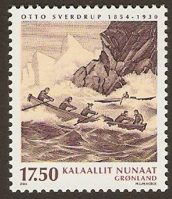 Greenland 2004 Otto Sverdrup Anniversary Stamp. SG447.