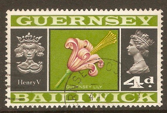 Guernsey 1969 4d Multicoloured. SG18.