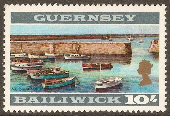Guernsey 1969 10s Multicoloured. SG27.