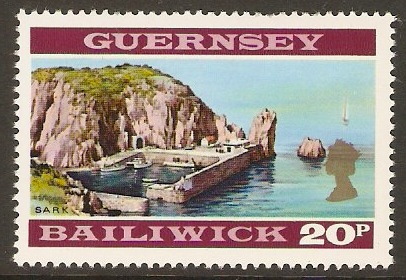 Guernsey 1971 20p Multicoloured. SG57.