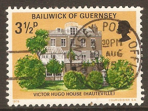 Guernsey 1975 3p Victor Hugo series. SG126.