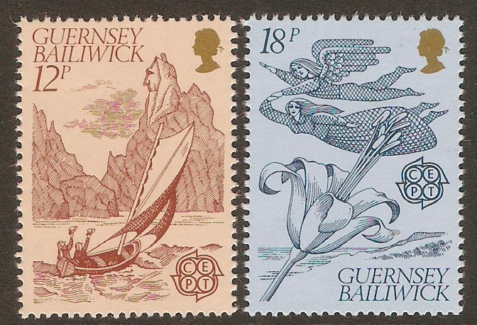 Guernsey 1981 Europa Folklore set. SG230-SG231.