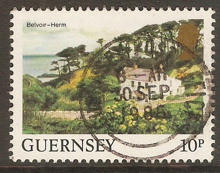 Guernsey 1984 10p Views series. SG305.