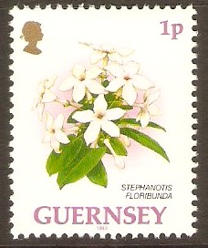 Guernsey 1992 1p Flowers Series. SG562
