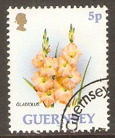 Guernsey 1992 5p Flowers Series. SG566