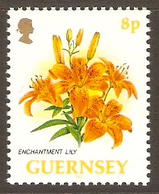 Guernsey 1992 8p Flowers Series. SG569