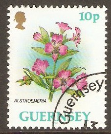Guernsey 1992 10p Flowers Series. SG571