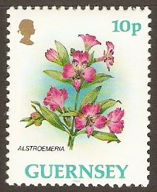Guernsey 1992 10p Flowers Series. SG571