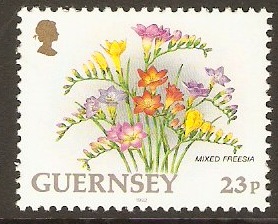 Guernsey 1992 23p Flowers Series. SG574