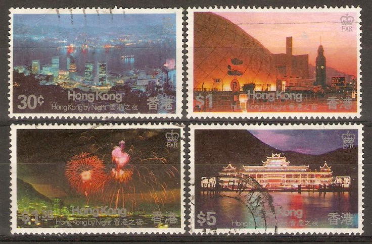 Hong Kong 1983 Night Views set. SG442-SG445.