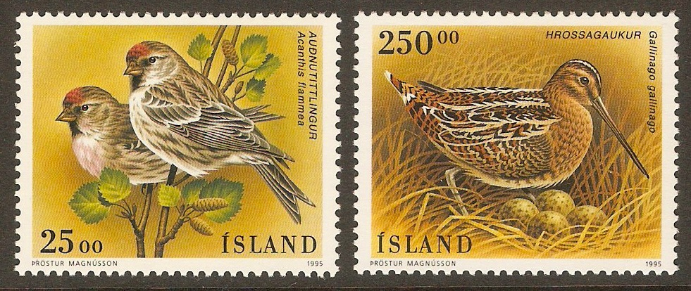 Iceland 1995 European Conservation Year set. SG848-SG849.