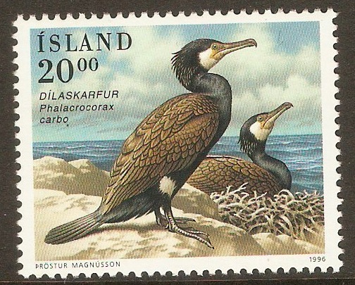 Iceland 1996 20k Birds series. SG855.