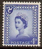 Isle of Man 1968 4d Queen Elizabeth II Definitives series. SG4.