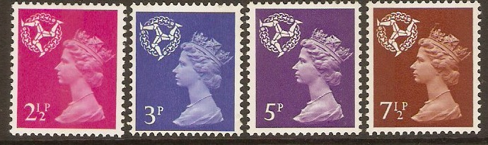 Isle of Man 1971 Queen Elizabeth II Decimal set. SG8-SG11.