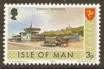 Isle of Man 1973 3p Definitive Series. SG17