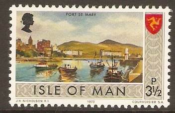 Isle of Man 1973 3p Definitive Series. SG18