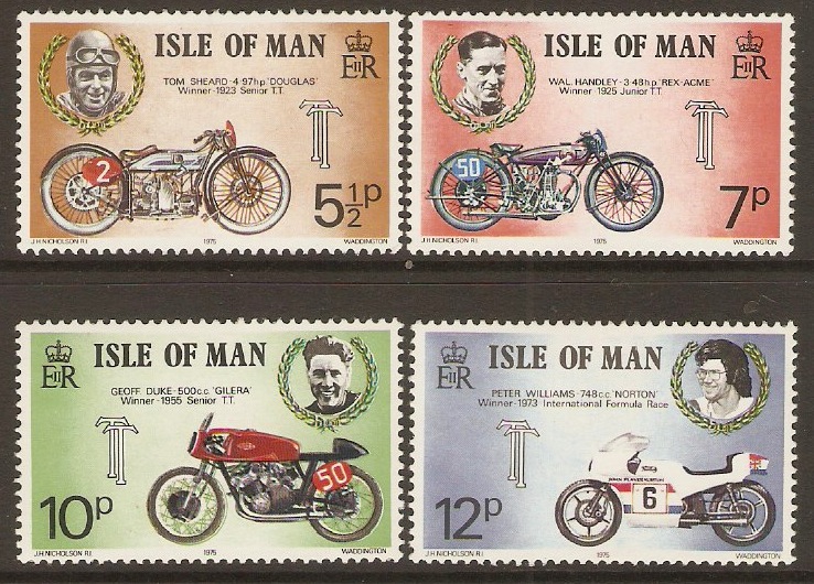 Isle of Man 1975 TT Races (2nd. Issue) Set. SG63-SG66.