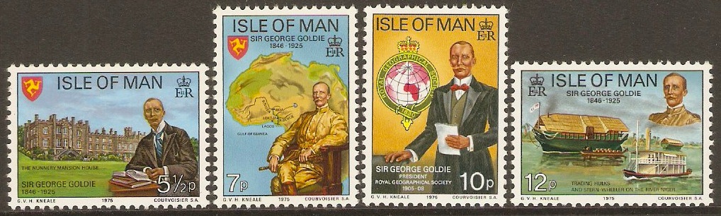 Isle of Man 1975 Goldie Commemoration Set. SG67-SG70.