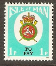Isle of Man 1981 1p Postage Due series. SGD17