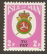 Isle of Man 1981 2p Postage Due series. SGD18