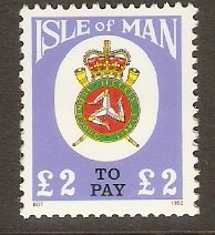 Isle of Man 1981 2 Postage Due series. SGD24