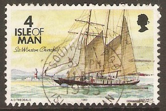 Isle of Man 1993 4p Ships series. SG541.