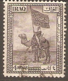 Iraq 1923 4a Violet. SG46.